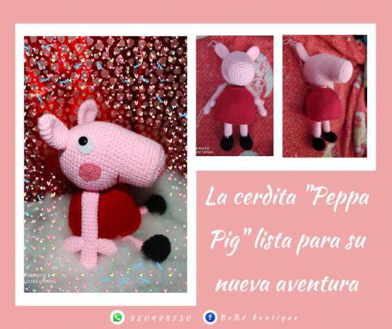 Peppa pig amigurumis en Cajamarca