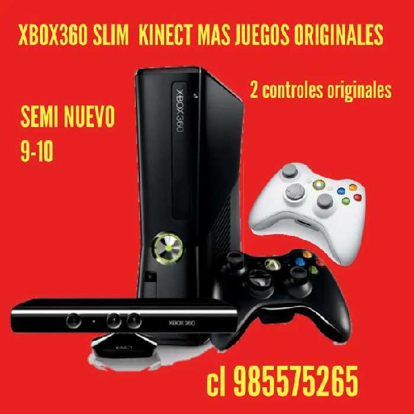 Xbox 360 con Kinect y juegos de KINECT