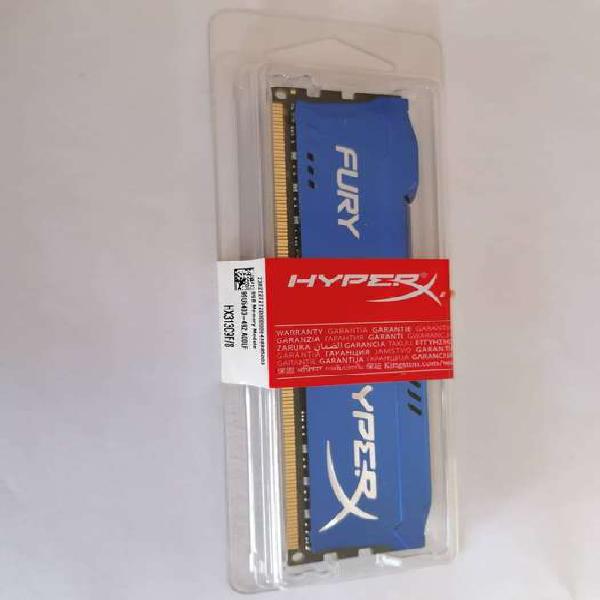 MEMORIA KINGSTON HYPERX FURY BLUE, 8GB, DDR3, 1333 MHZ