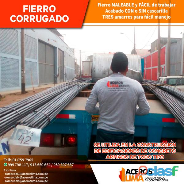 FIERRO CORRUGADO / FIERRO DE CONSTRUCCION / VARILLA