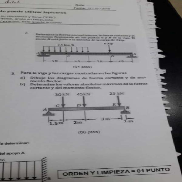 Clases fisica 3, estadistica, calculo 3 en Arequipa