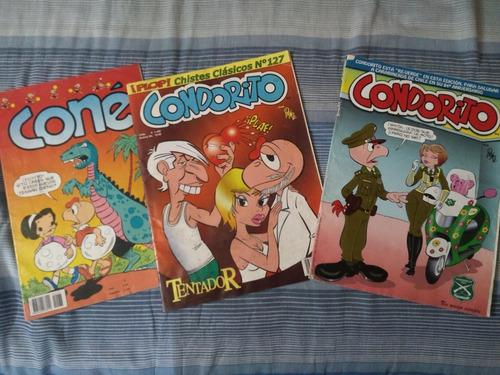 Lote 4 Condorito+coné+lito Colección Revistas Comedia