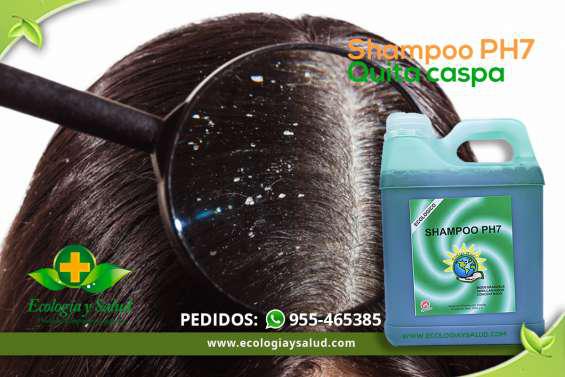 Shampoo ph7 ecologico sin sal, para cabello, quita caspa en
