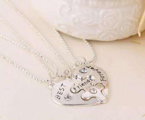 3 Collares Para 3 Amigas Best Forever Friends