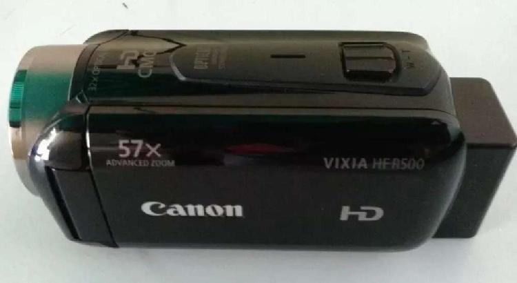 Canon Vixia HF - R500 full HD, tactil, entrada de microfono