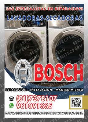 Bosch Tecnicos» Reparacion Lavadoras 017378107 - Barranco