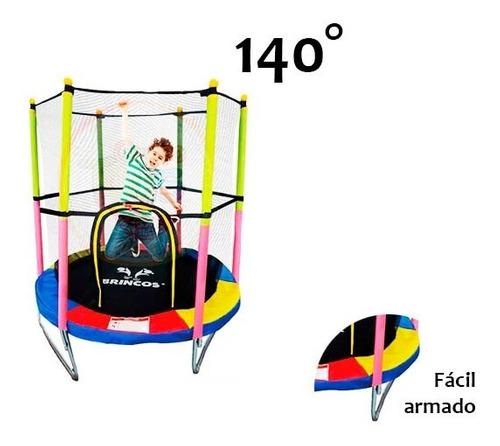 Cama Saltarin Trampolin De 1.40mts Para Niños Juegos