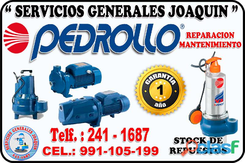 Expertos reparacion electrobombas PEDROLLO 991 105 199