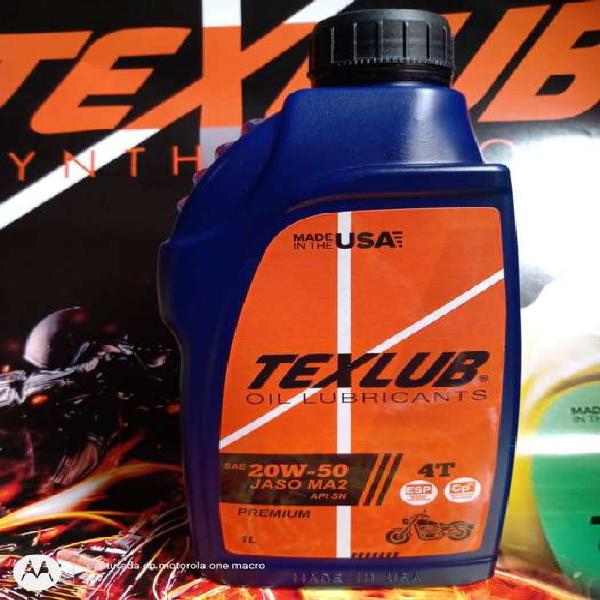 Texlub Aceite para motos americano 20W-50 4T mineral