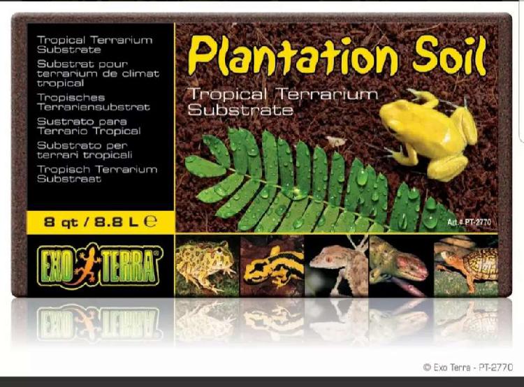 Sustrato Para Reptiles Plantation Soil Exo Terra Mascotas