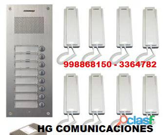 INSTALACIÓN DE INTERCOMUNICADORES COMMAX 998868150