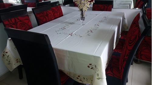 Lindos Manteles 100% Polyester Tablecloth + 8 Servilletas