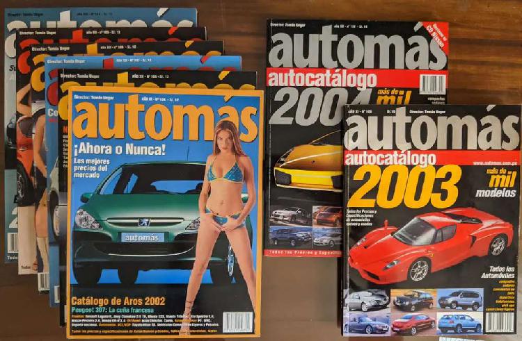 Revista Automás (8 revistas) Único dueño.