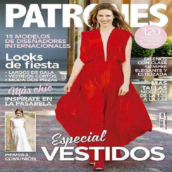 Revista PATRONES 383, Especial VESTIDOS, 120 Patrones