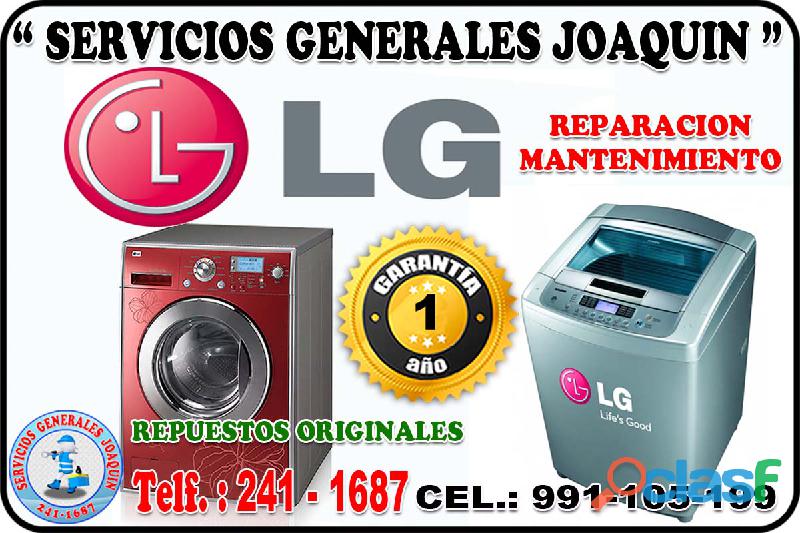 Reparacion * L G * lavadoras, secadoras, refrigeradoras 241