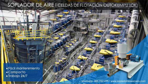 Soplador de aire para celdas de flotacion outokumpu en Lima