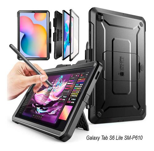 Case Galaxy Tab S6 Lite P610 P615 Protector 360° Con Apoyo