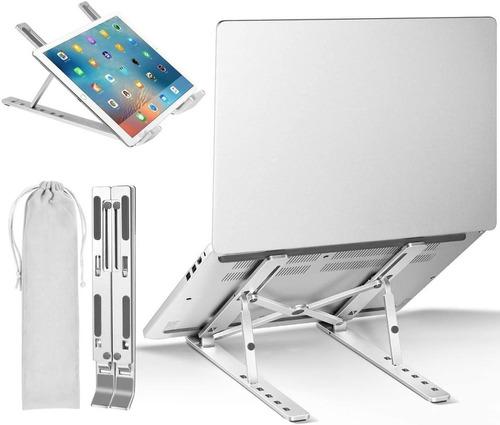 Soporte Para Laptop Macbook Tablet De Aluminio Ajustable