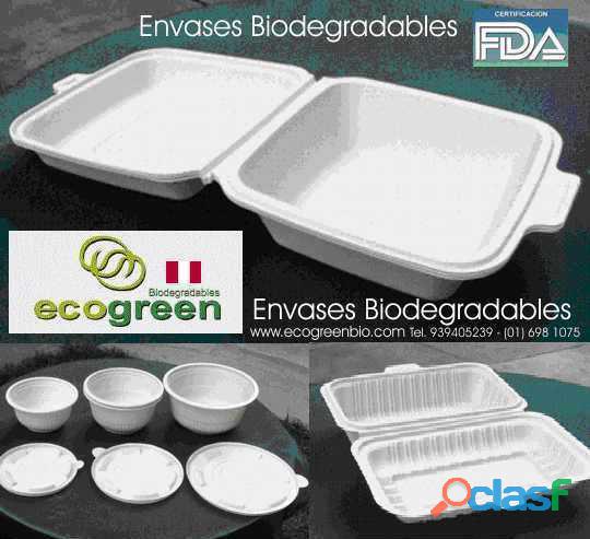 VASOS, CUBIERTOS, PLATOS, biodegradable ecológicos Lima