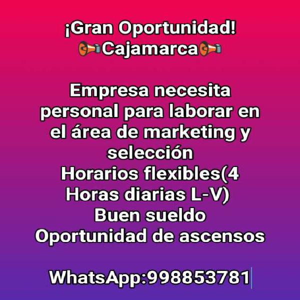 Gran oportunidad en Cajamarca