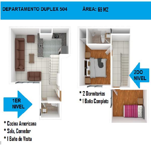 Proyecto Residencial Los Laureles - 2 dormitorios