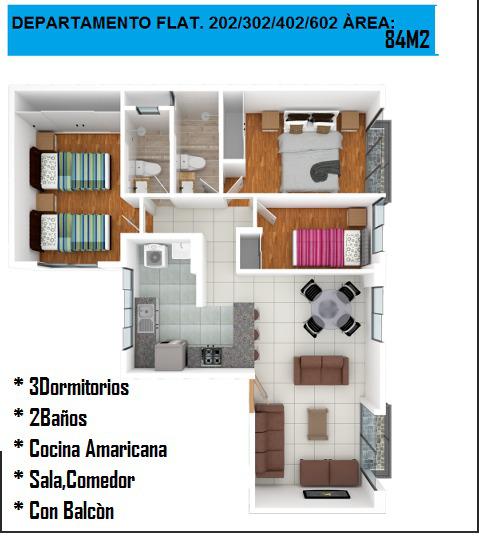 Proyecto Residencial Los LaurelesII - 3 dormitorios