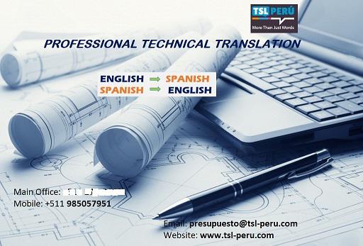 Traducción técnica profesional e interpretación 985057951