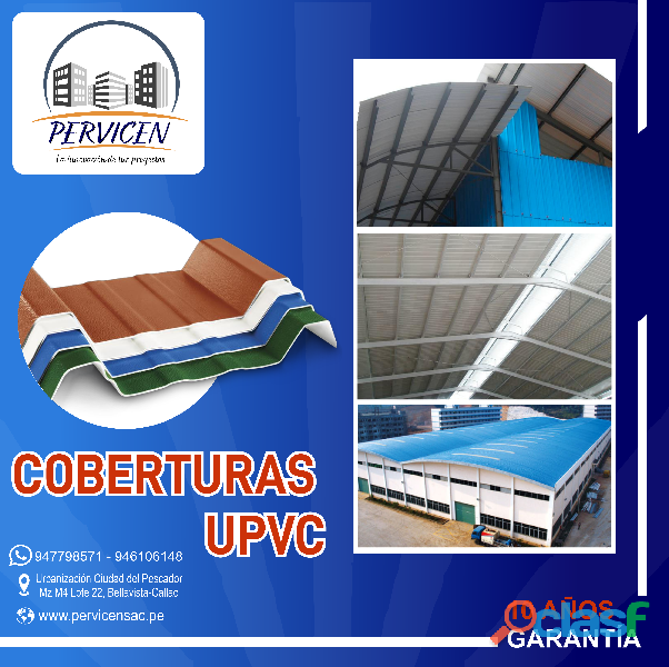 planchas de upvc para techos