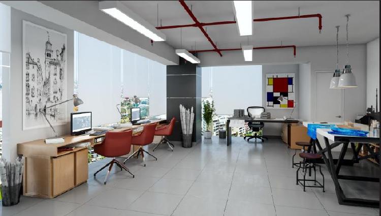 Moderno Centro Empresarial en Lince. Oficina duplex