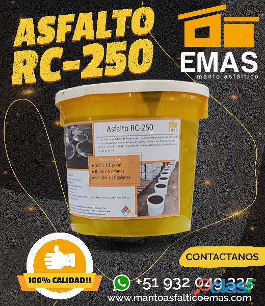 VENTA DE ASFALTO RC250 EN LIMA PERU