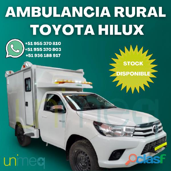 Ambulancia Toyota Hilux 2021