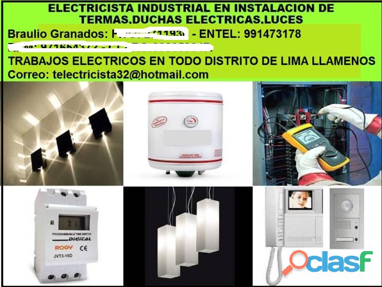 Electricista La Molina Domicilio Emergencia 991473178