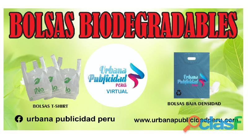 BOLSAS PUBLICITARIAS BIODEGRADABLE