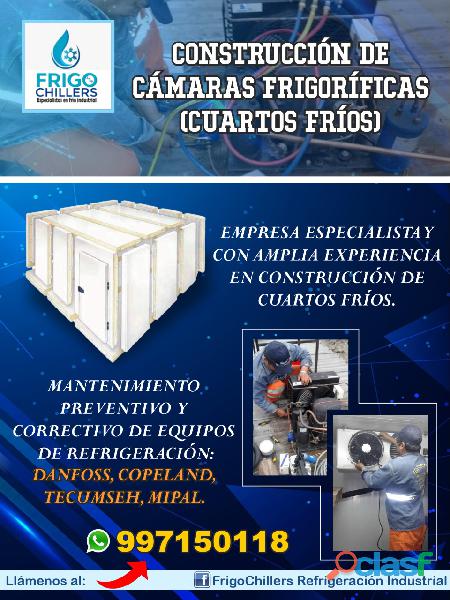 Construcción de cámaras frigoríficas en lima Perú
