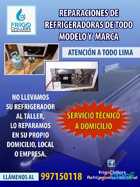 servicio tecnico de refrigeradoras a domicilio lima Perú