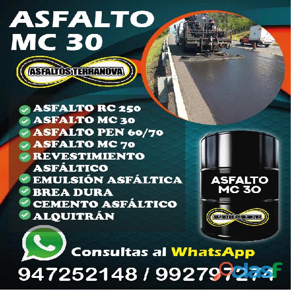 Gran venta de Asfalto Mc 30 Perú