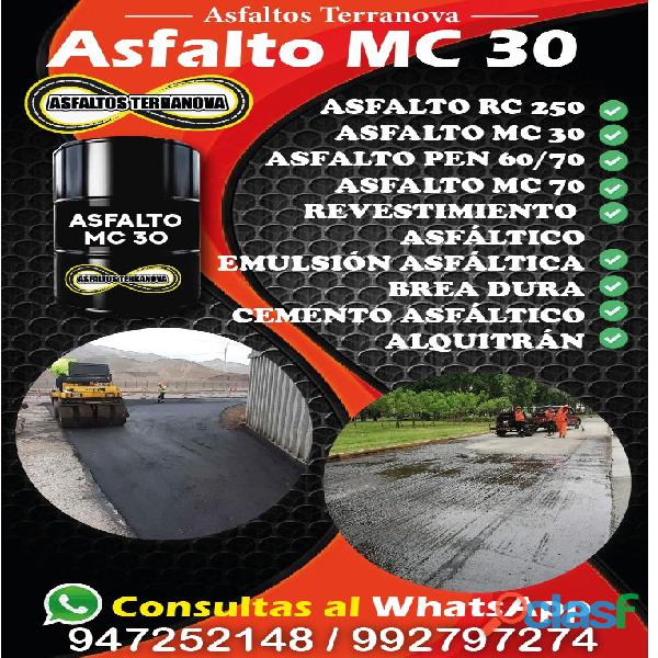 ASFALTO MC 30 EN LIMA