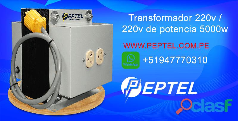Transformador 220v / 220v de potencia 5000w