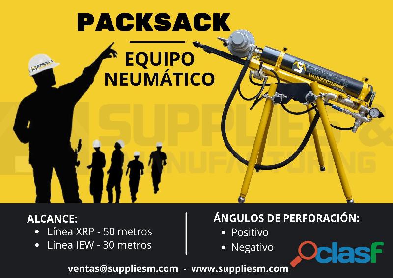 PERFORADORA NEUMÁTICO PACKSACK SM D50