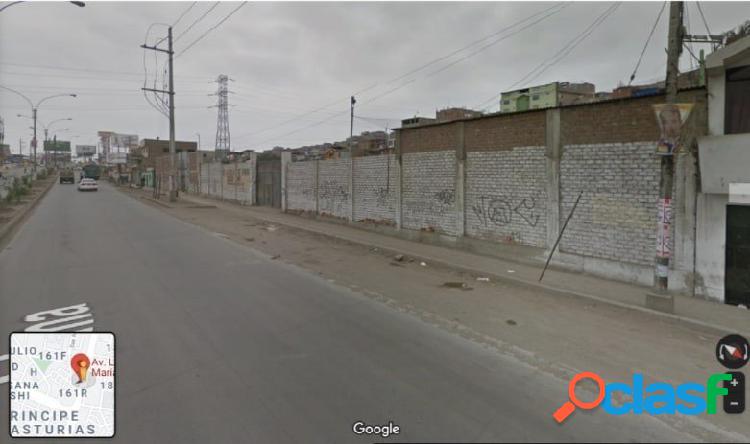 Terreno comercial en Villa Maria del Triunfo