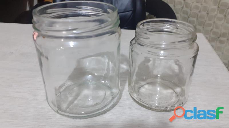 Remato frascos de vidrio de 250 ml y 460 ml