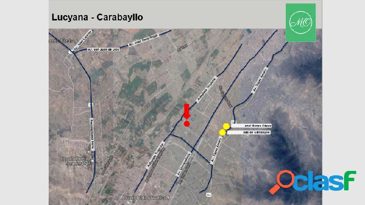 CARABAYLLO VENTA DE TERRENO