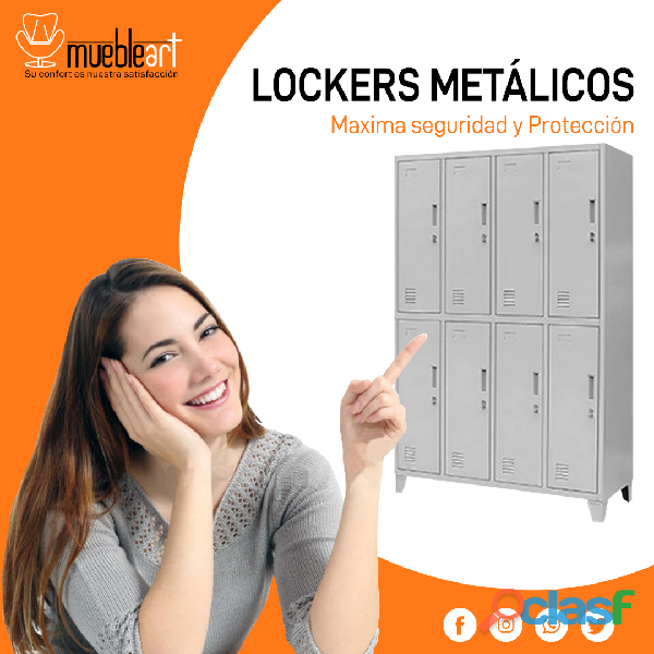 lockers metálicos