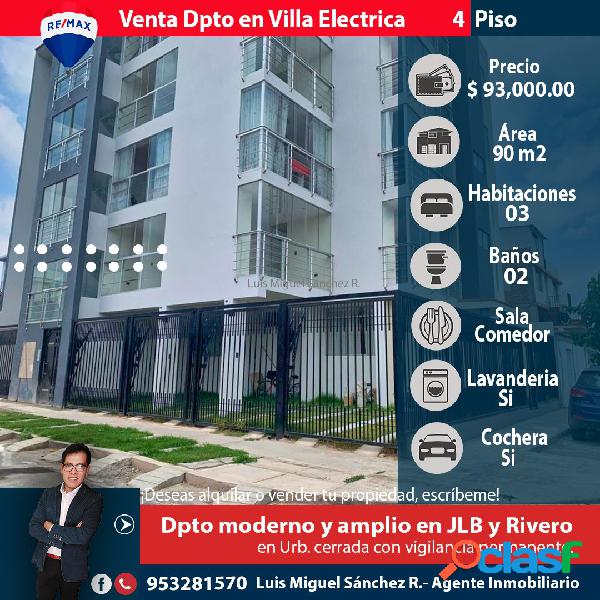 Departamento en Jose Luis Bustamante y Rivero - Villa
