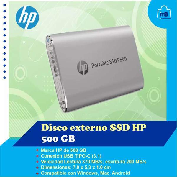 Disco Externo de Estado Solido SSD de 500 gb