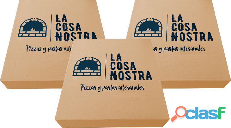 CAJA PARA PIZZA Y ENVÍO