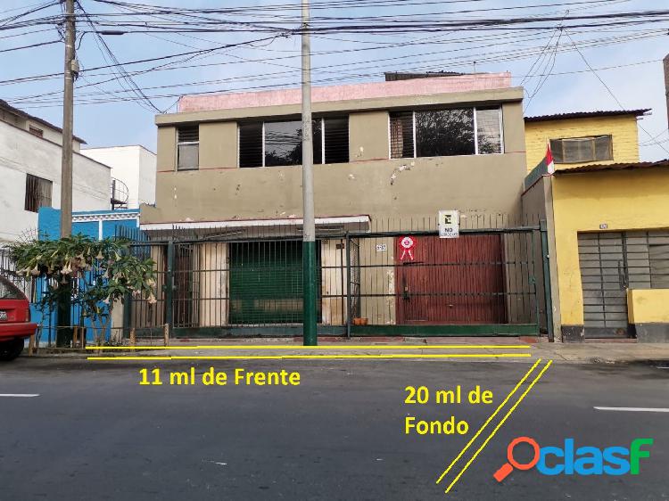 VENDO CASA COMO TERRENO EN PUEBLO LIBRE