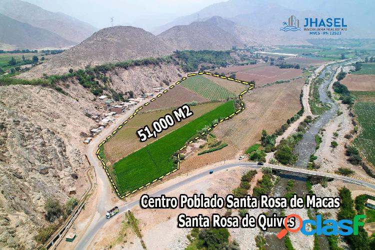 Terreno Agricola en venta de 51,000 m2 en Santa Rosa de