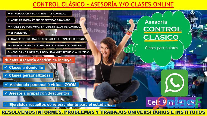 CONTROL CLÁSICO _ CLASES Y ASESORÍAS