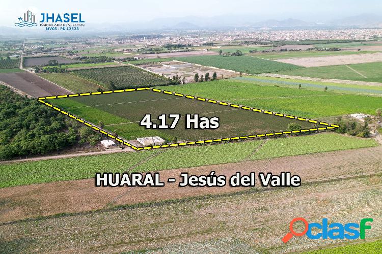 Terreno Agricola en venta de 41,700 m2 en Huaral